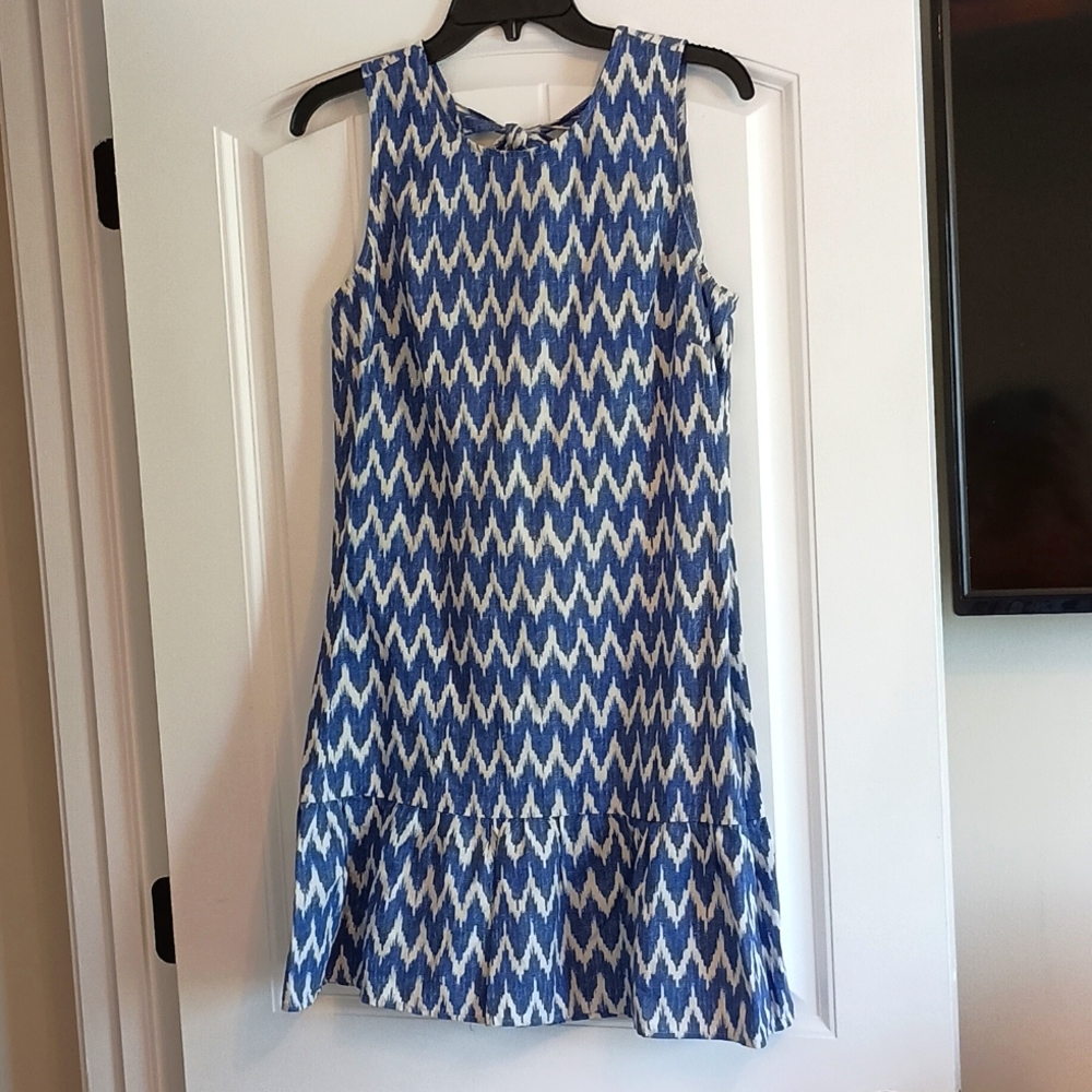 J. Crew Chevron Dress - Picture 8 of 9